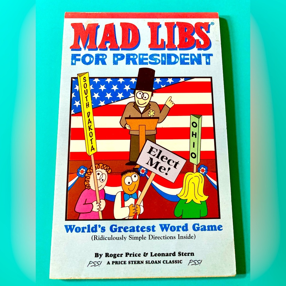 Vintage Mad Libs For President (2000)